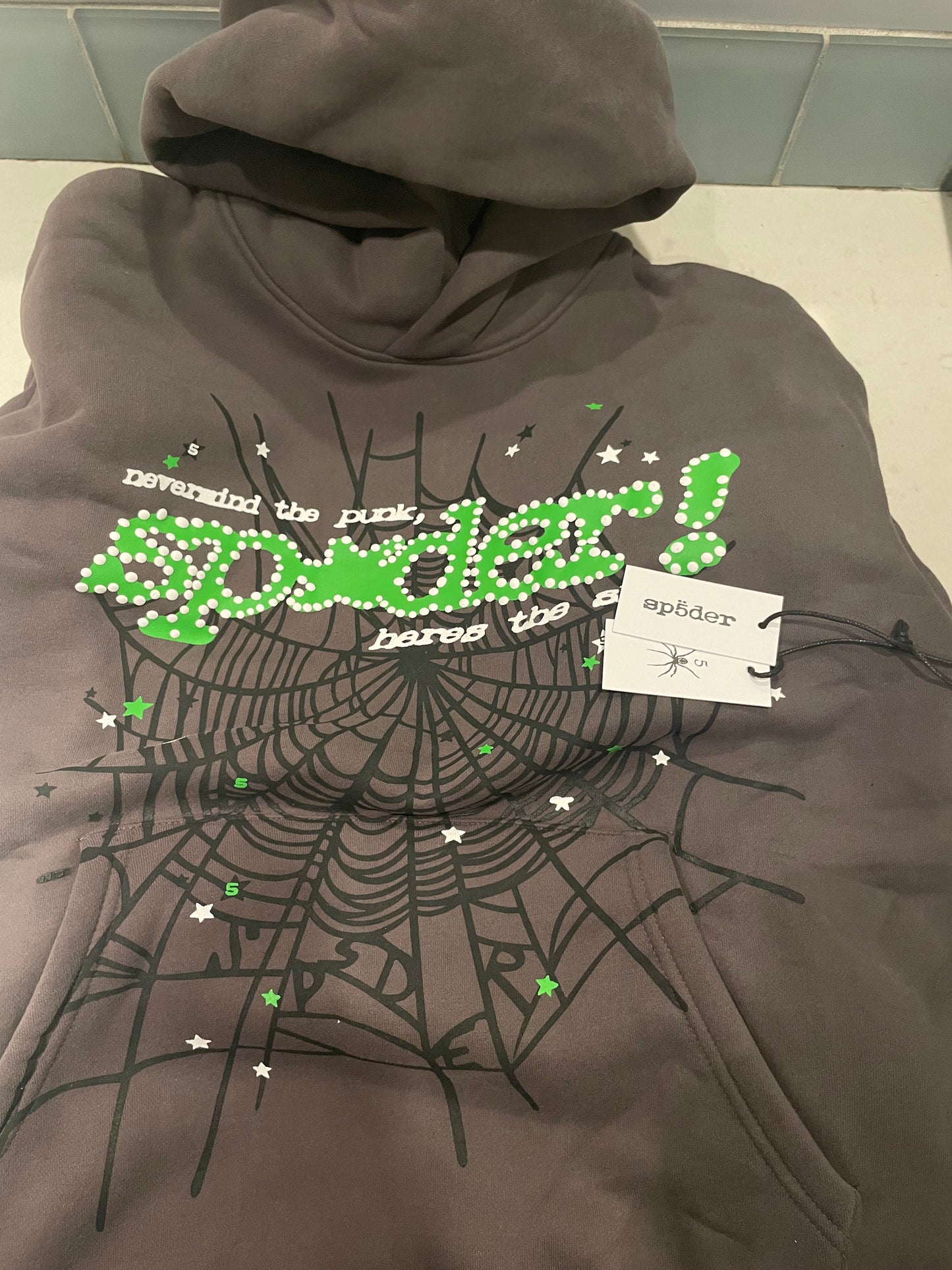 Spider Y2 punk hoodie
